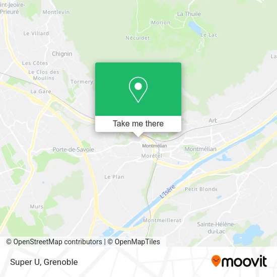 Super U map