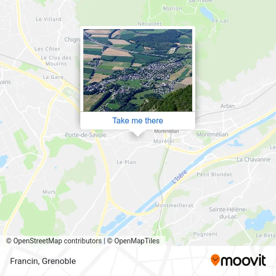 Francin map