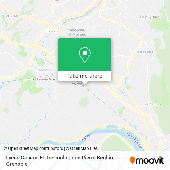 Lycée Général Et Technologique Pierre Beghin map