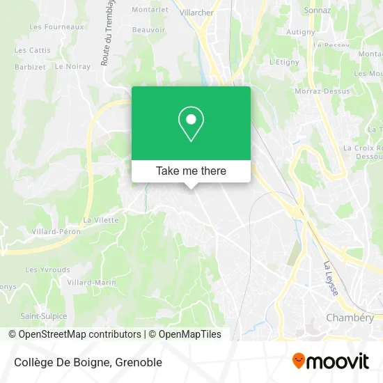 Collège De Boigne map