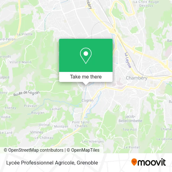 Lycée Professionnel Agricole map