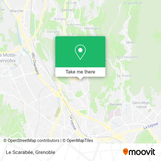 Le Scarabée map