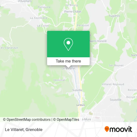 Le Villaret map