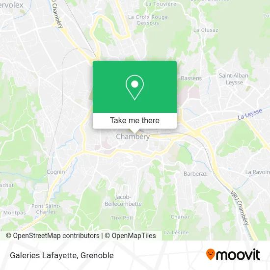 Galeries Lafayette map