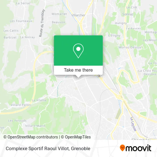 Complexe Sportif Raoul Villot map