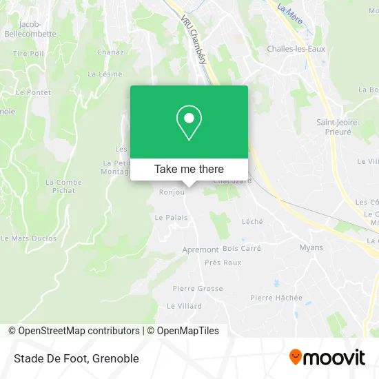 Stade De Foot map