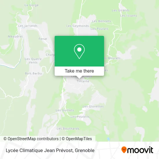 Lycée Climatique Jean Prévost map