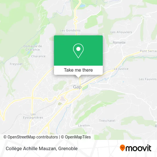 Collège Achille Mauzan map