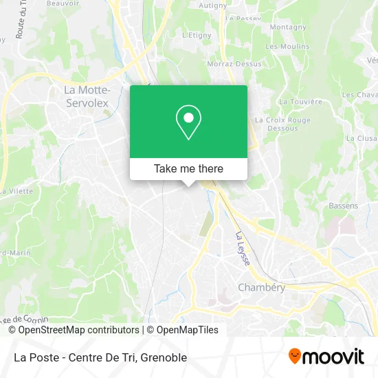 La Poste - Centre De Tri map