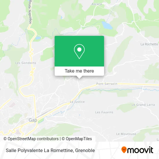 Salle Polyvalente La Romettine map