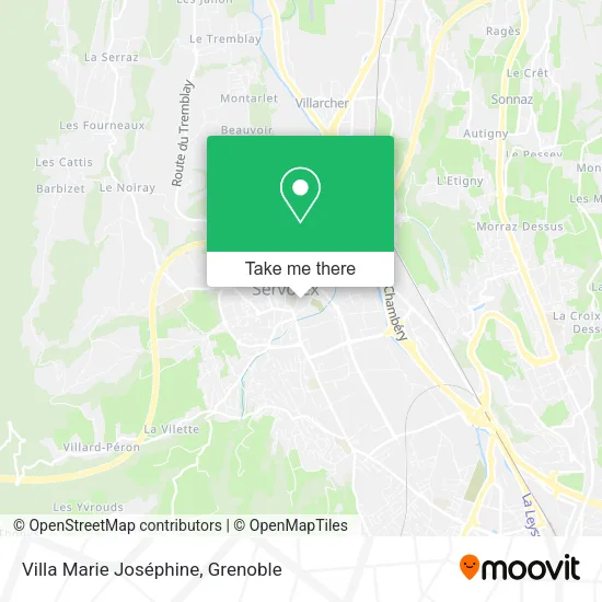Villa Marie Joséphine map