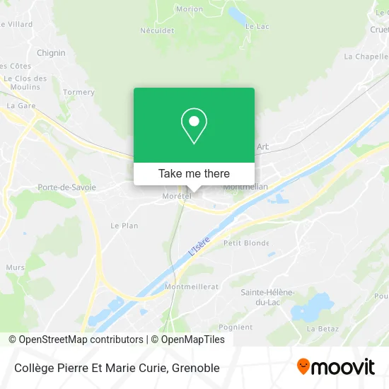Collège Pierre Et Marie Curie map