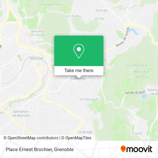 Place Ernest Brochier map