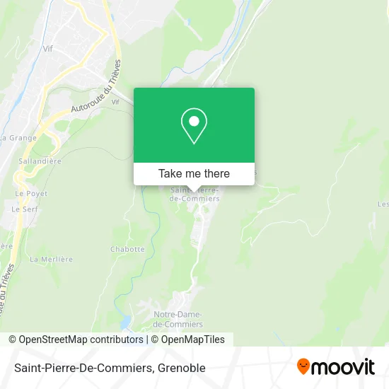Saint-Pierre-De-Commiers map