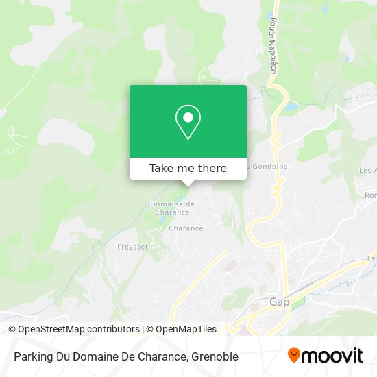 Parking Du Domaine De Charance map