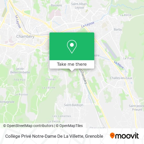 Collège Privé Notre-Dame De La Villette map