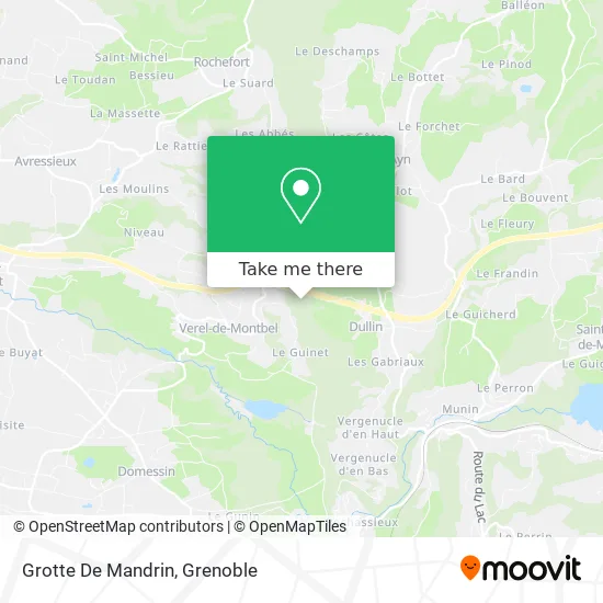 Grotte De Mandrin map