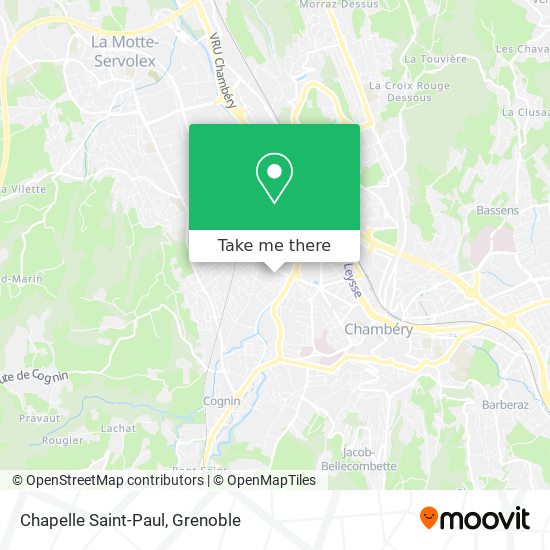 Chapelle Saint-Paul map