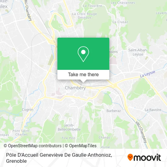 Pôle D'Accueil Geneviève De Gaulle-Anthonioz map
