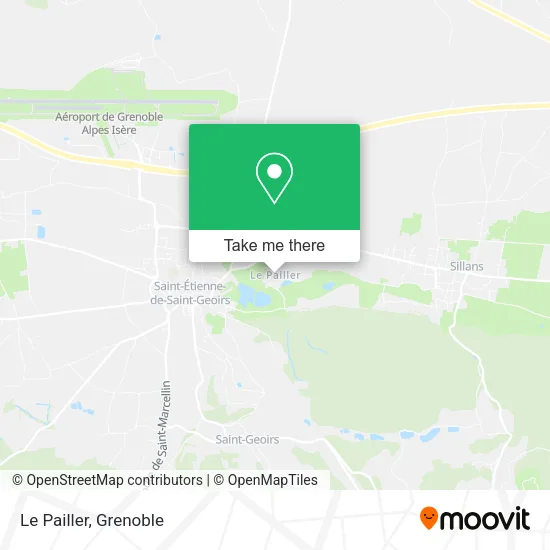 Le Pailler map