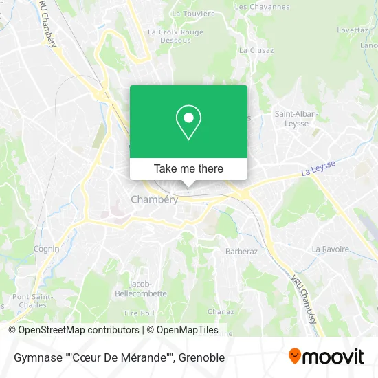 Gymnase ""Cœur De Mérande"" map
