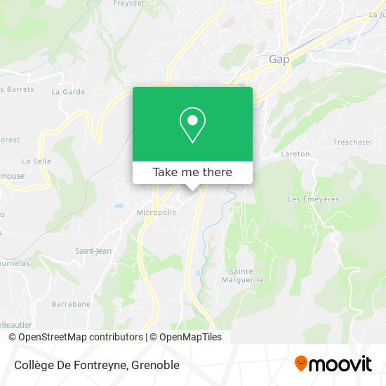 Collège De Fontreyne map