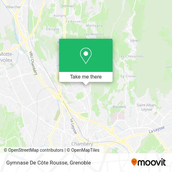 Gymnase De Côte Rousse map