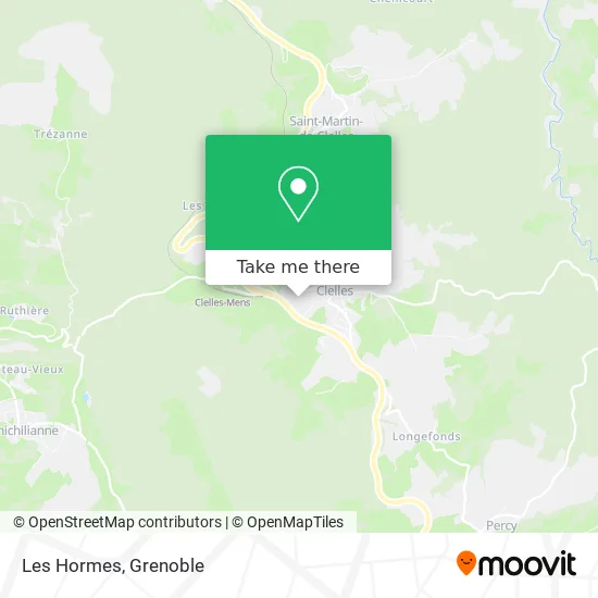 Les Hormes map