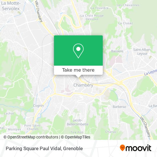 Parking Square Paul Vidal map