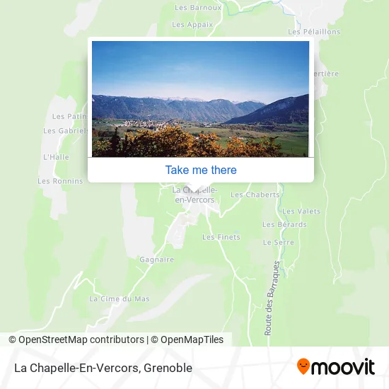 La Chapelle-En-Vercors map