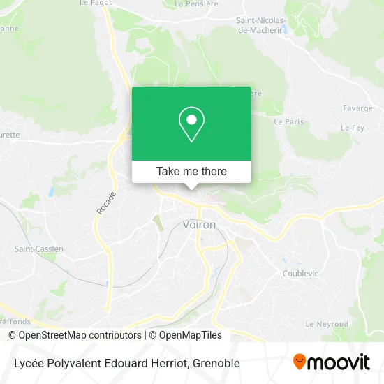 Lycée Polyvalent Edouard Herriot map