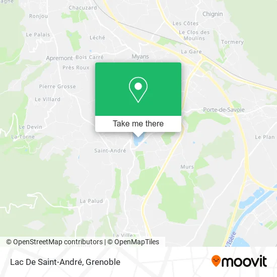 Lac De Saint-André map