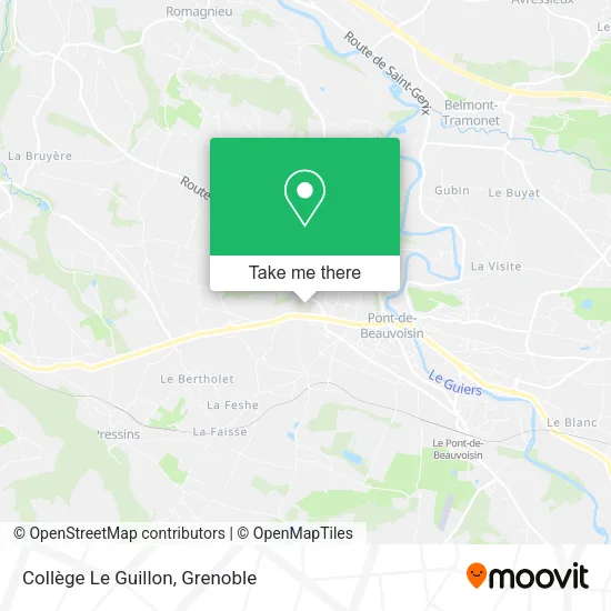 Collège Le Guillon map
