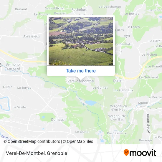 Verel-De-Montbel map