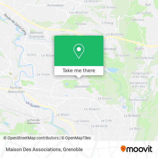 Maison Des Associations map