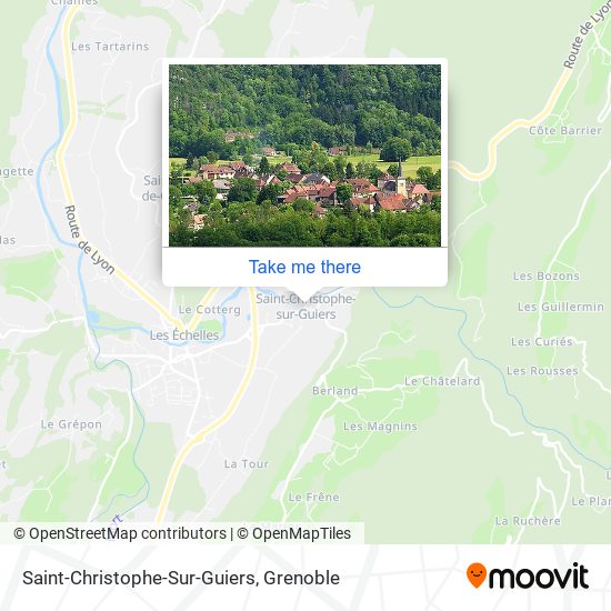 Saint-Christophe-Sur-Guiers map