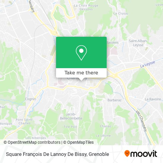 Square François De Lannoy De Bissy map