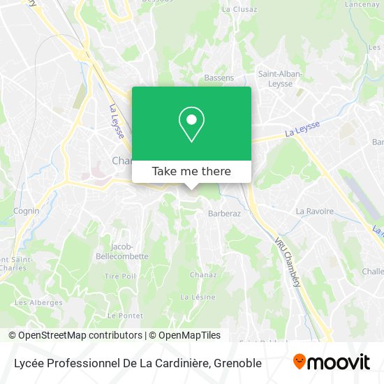 Lycée Professionnel De La Cardinière map