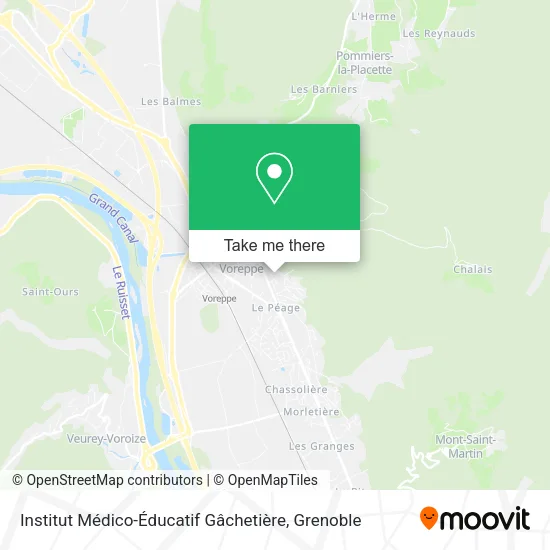 Institut Médico-Éducatif Gâchetière map