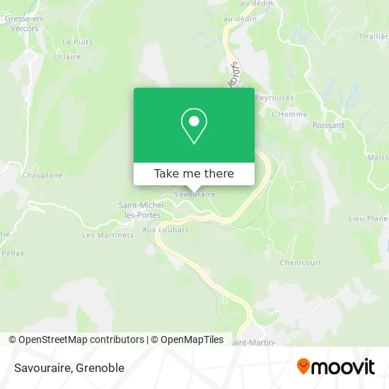 Savouraire map