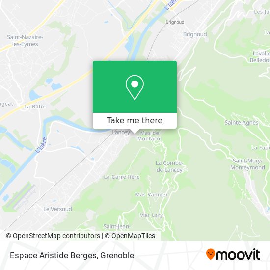 Espace Aristide Berges map