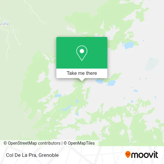 Col De La Pra map