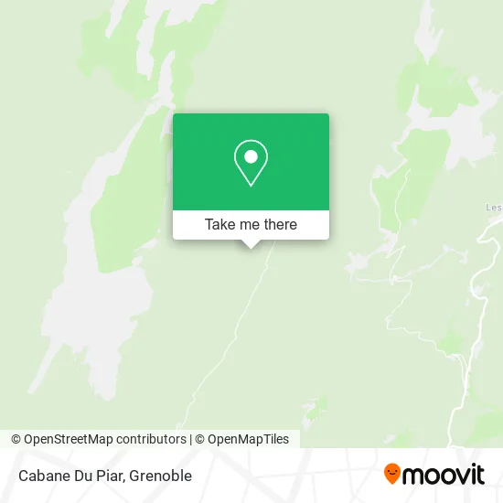 Cabane Du Piar map