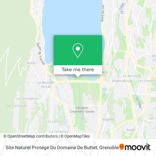 Site Naturel Protégé Du Domaine De Buttet map