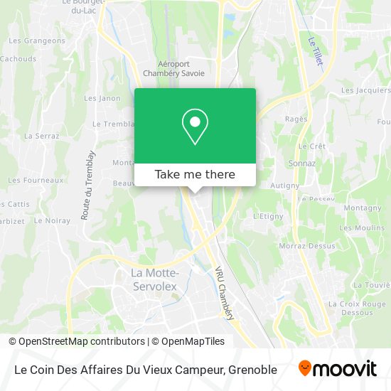 Le Coin Des Affaires Du Vieux Campeur map