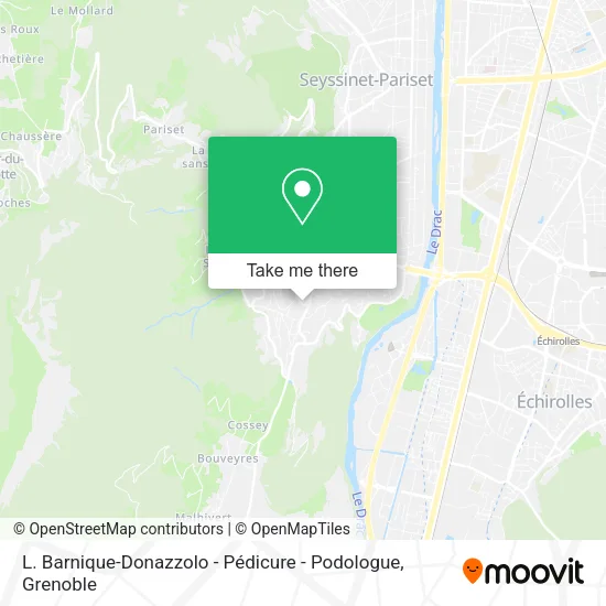 L. Barnique-Donazzolo - Pédicure - Podologue map