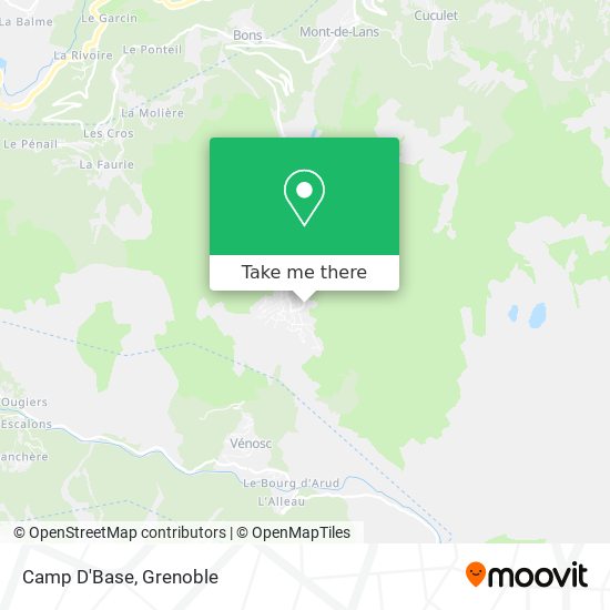 Camp D'Base map