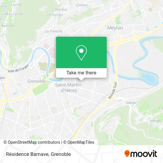 Résidence Barnave map