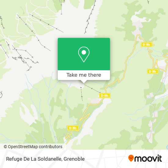 Refuge De La Soldanelle map