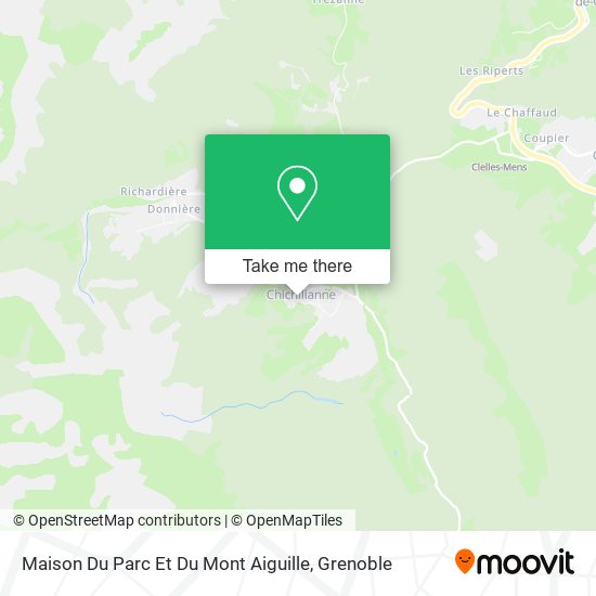 Maison Du Parc Et Du Mont Aiguille map